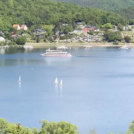 Haus Mit Seeblick - Terrassen - Grosszuegig Auf 2 Ebenen - Freistehend 1.000 Qm Nyaraló Bringhausen